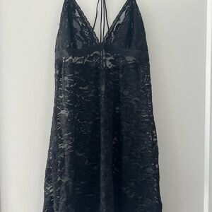 Nordstrom Black Lace Chemise